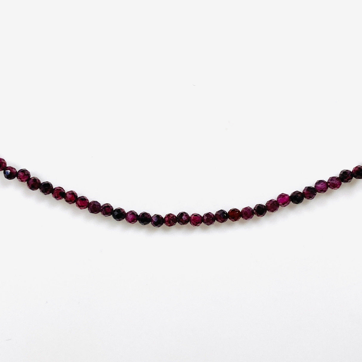 Micro Bead Necklace - Garnet - Nature's Magick