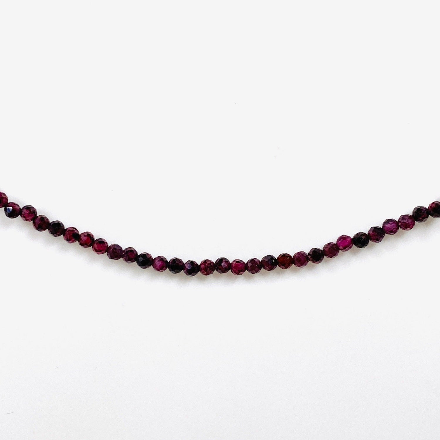 Micro Bead Necklace - Garnet - Nature's Magick