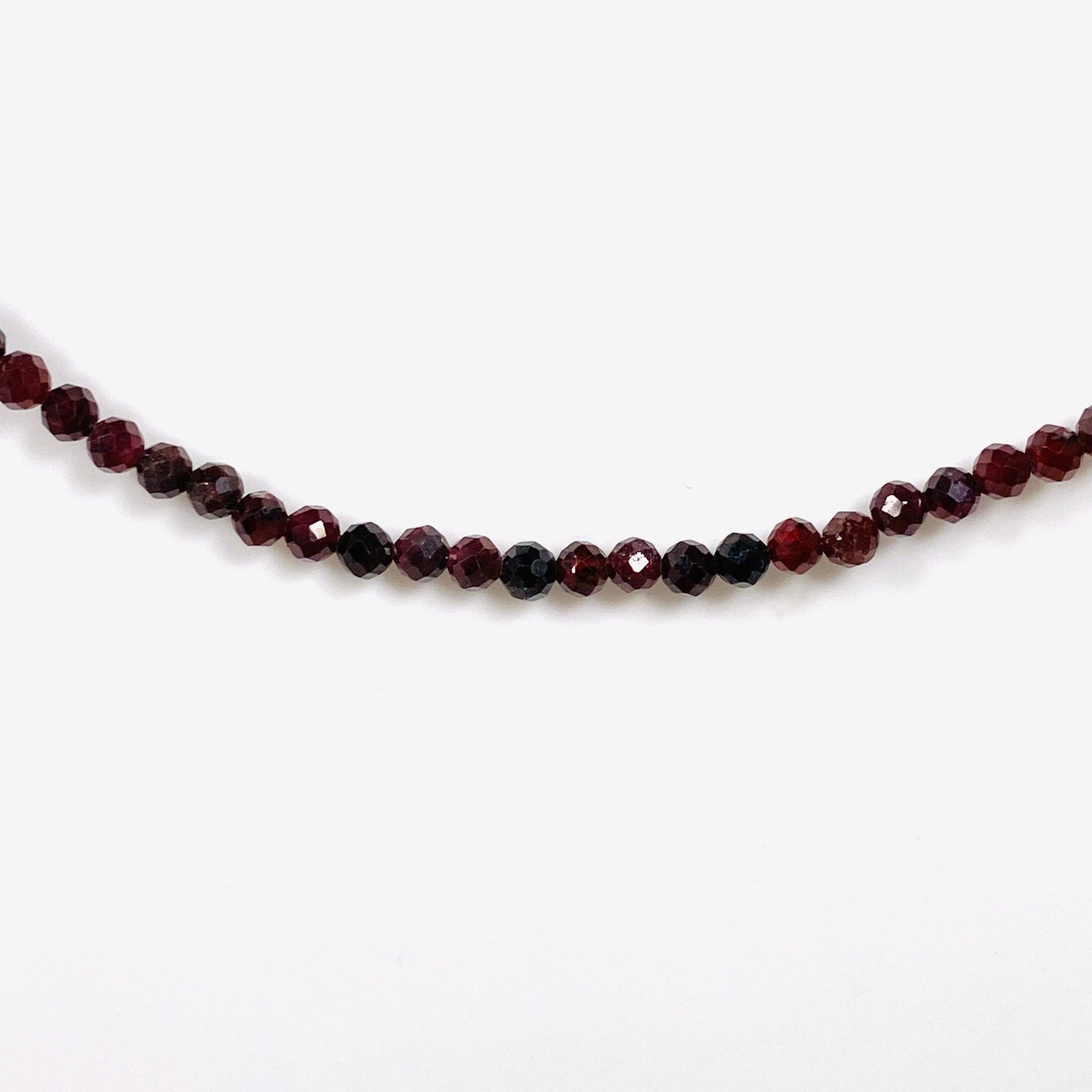 Micro Bead Necklace - Garnet - Nature's Magick