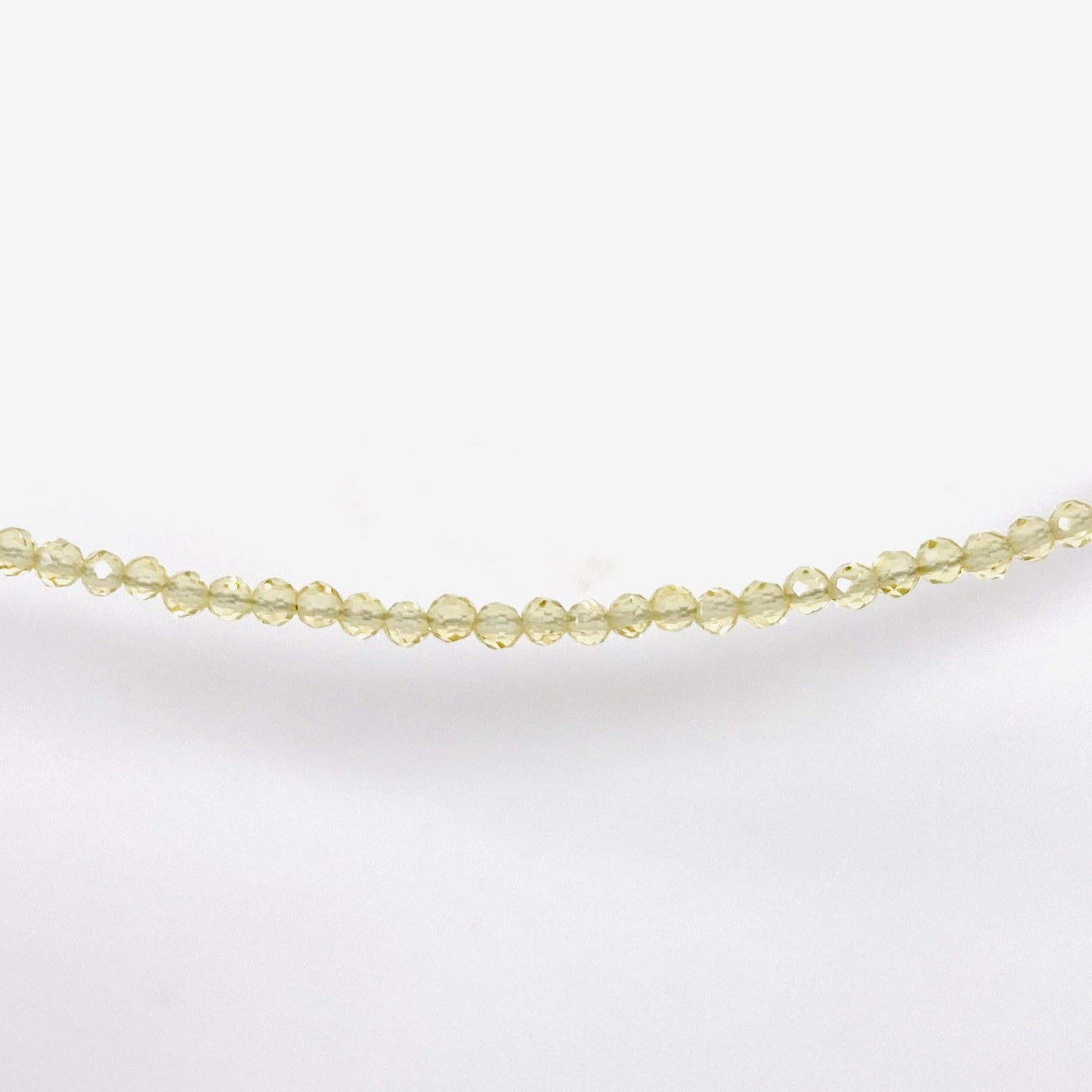 Micro Bead Necklace - Lemon Quartz - Nature's Magick