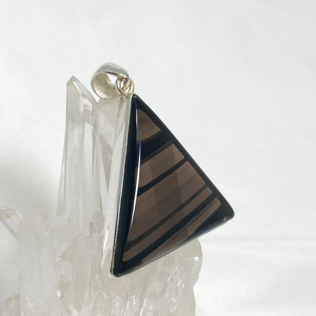 Midnight Obsidian Triangle Pendant KPGJ4481 - Nature's Magick