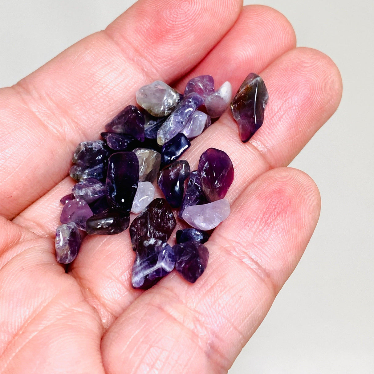 Mini Tumbled Stones (Chips) 50g - Amethyst - Nature's Magick