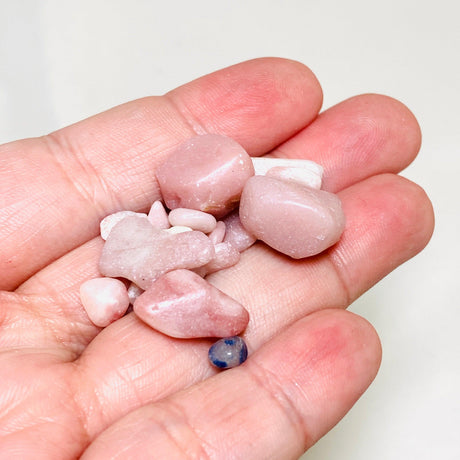 Mini Tumbled Stones (Chips) 50g - Pink Opal - Nature's Magick