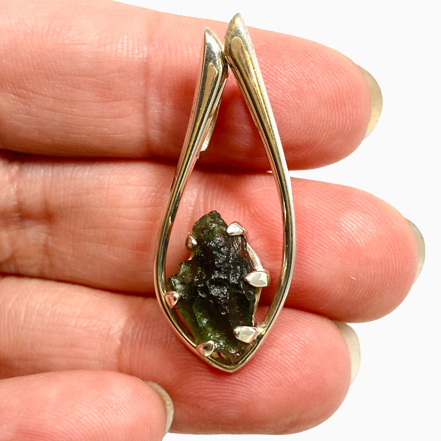 Moldavite Crystal Pendant BTP-97