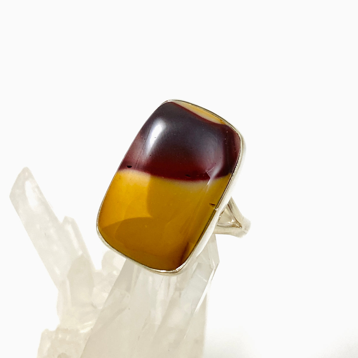 Mookaite Rectangular Cabochon Ring Size 9 KRGJ3385