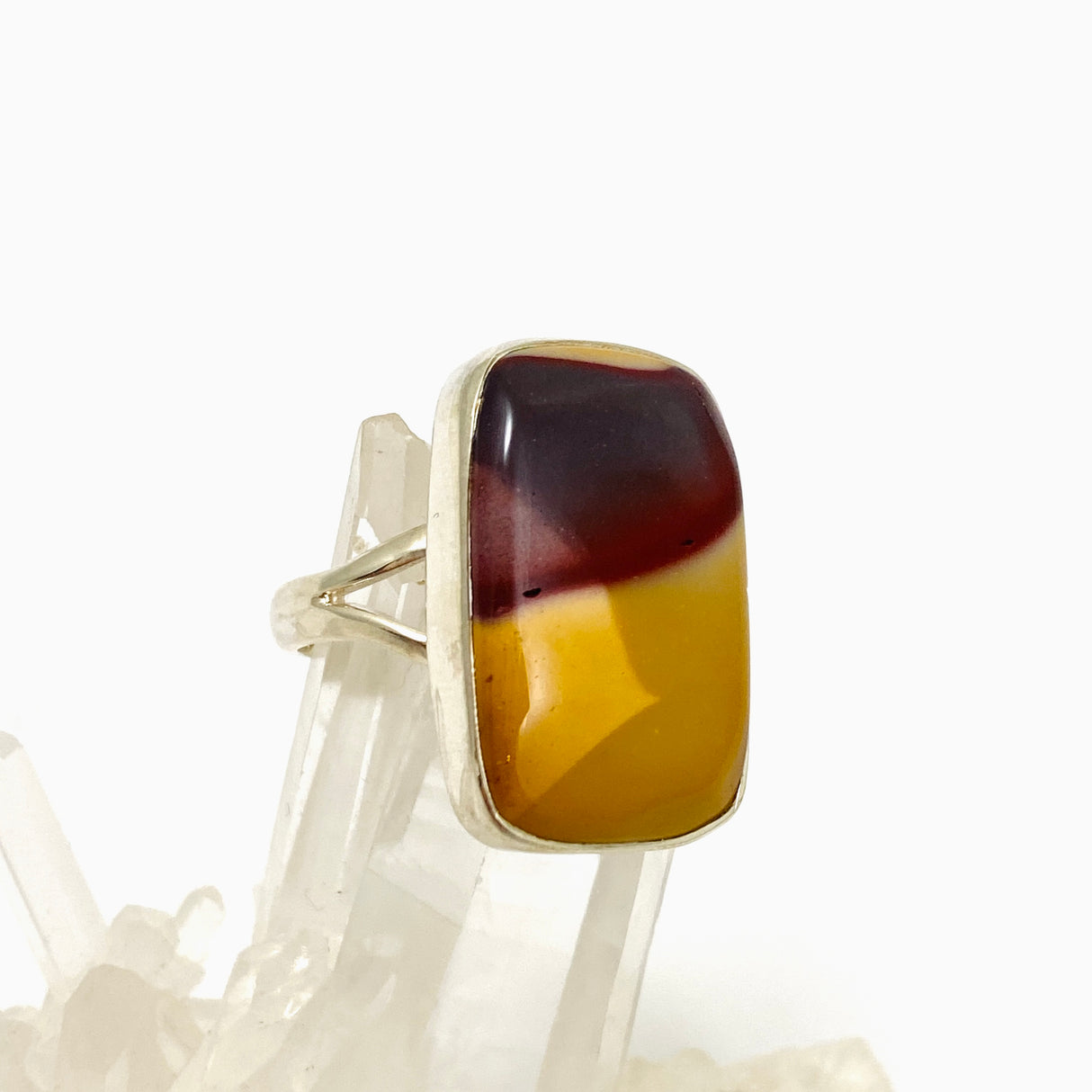 Mookaite Rectangular Cabochon Ring Size 9 KRGJ3385