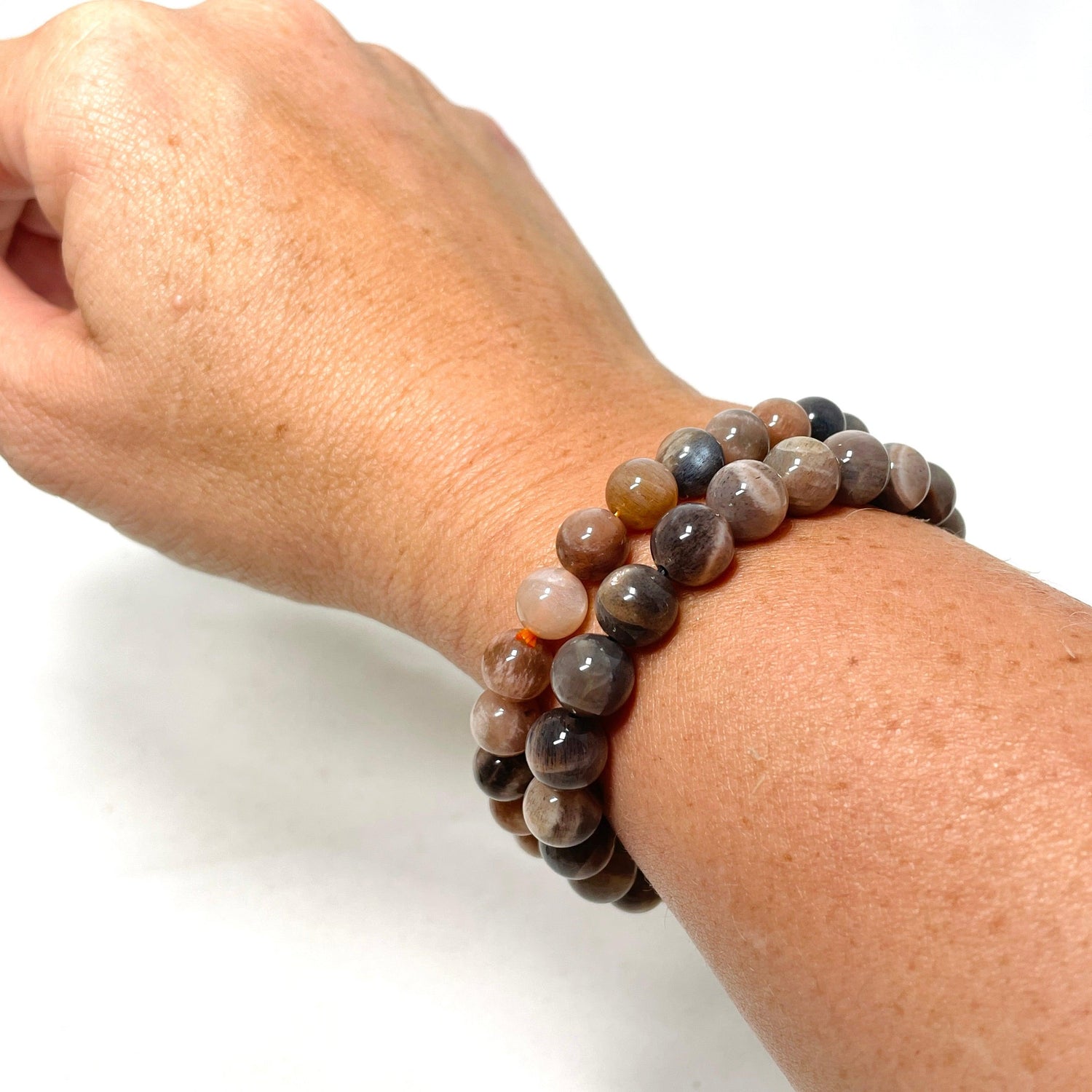 Moonstone (Black and Mixed Colour) Bracelet - Nature's Magick