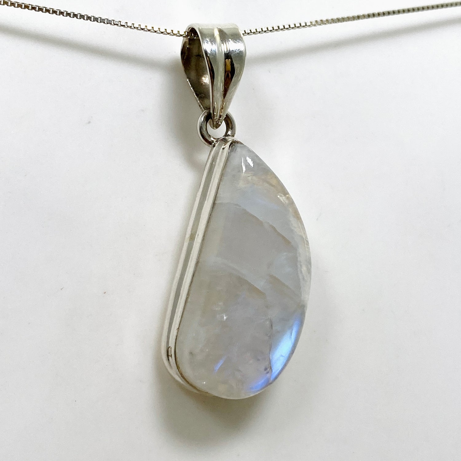 Moonstone Freeform Cabochon Pendant THP-26