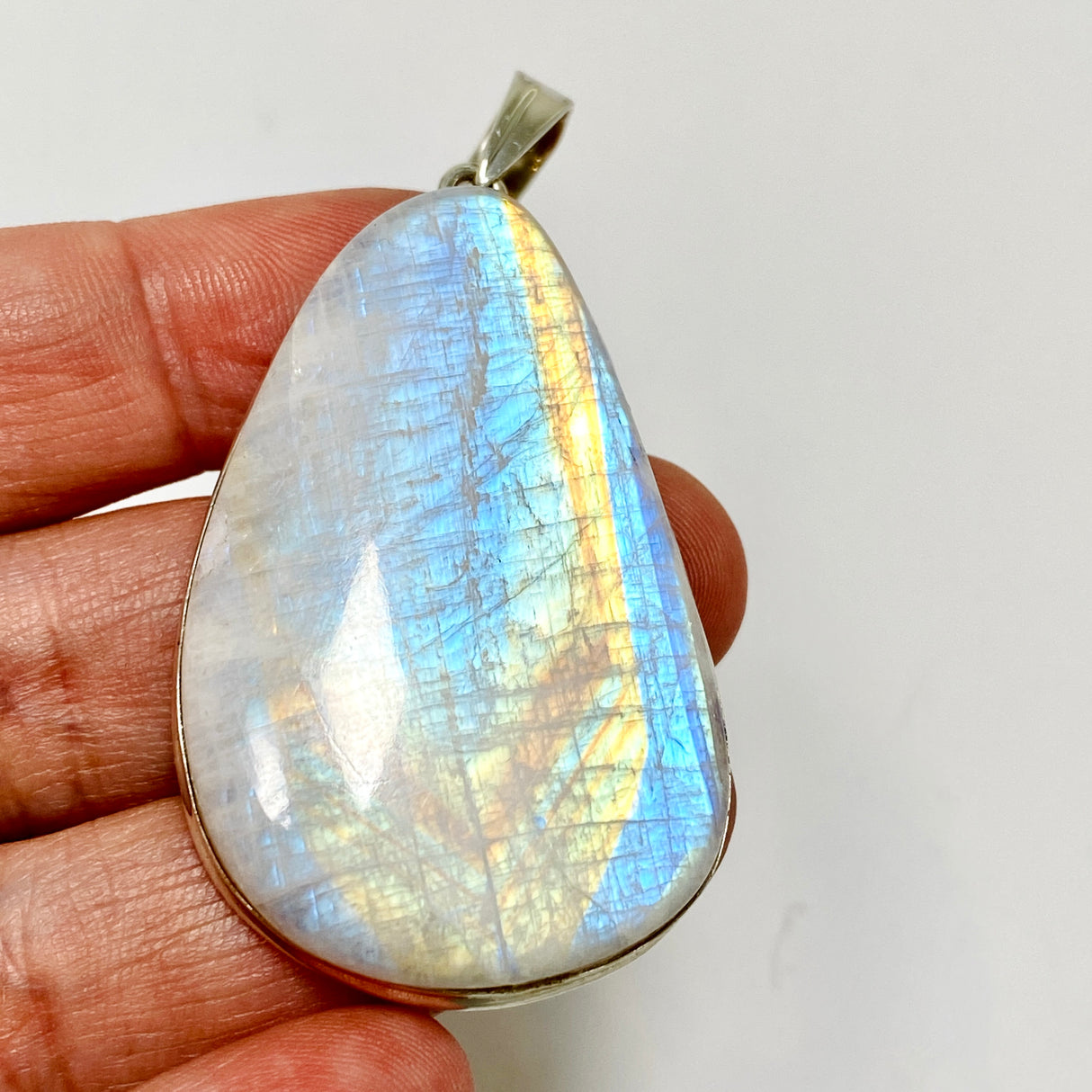 Moonstone Freeform Cabochon Pendant THP-34