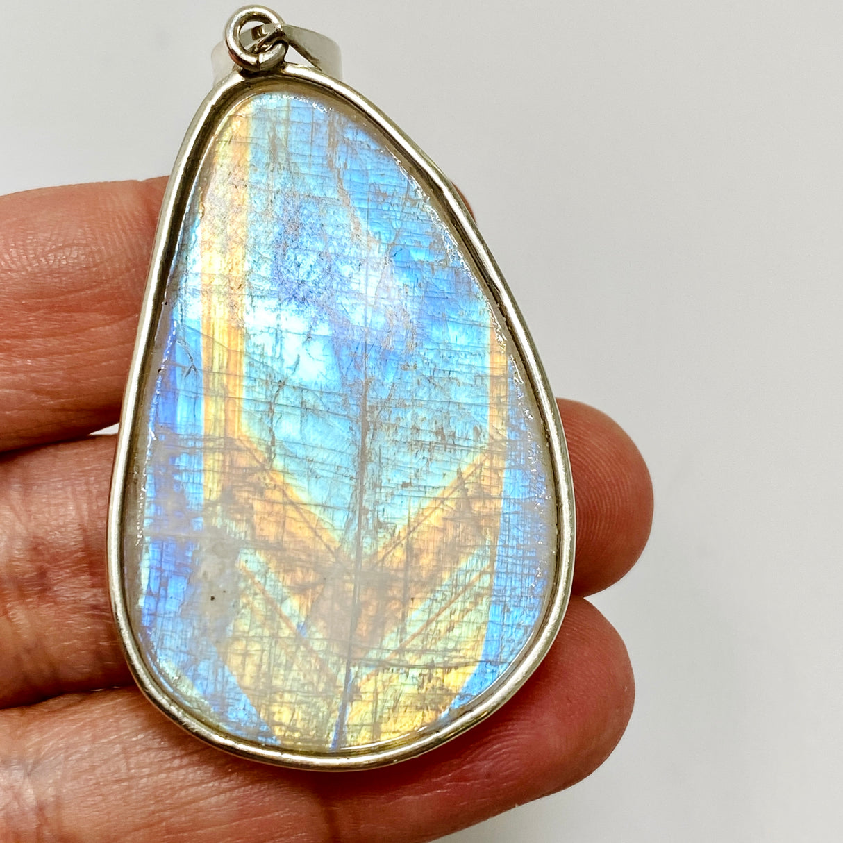 Moonstone Freeform Cabochon Pendant THP-34