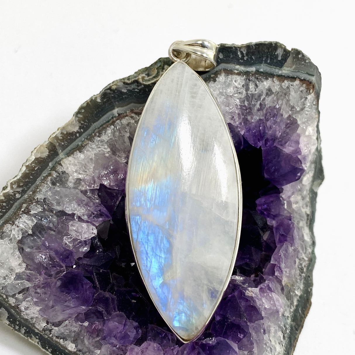 Moonstone Marquise Cabochon Pendant THP-24