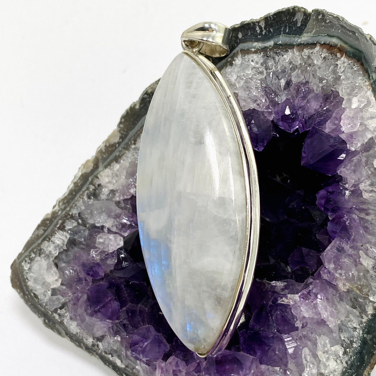 Moonstone Marquise Cabochon Pendant THP-24