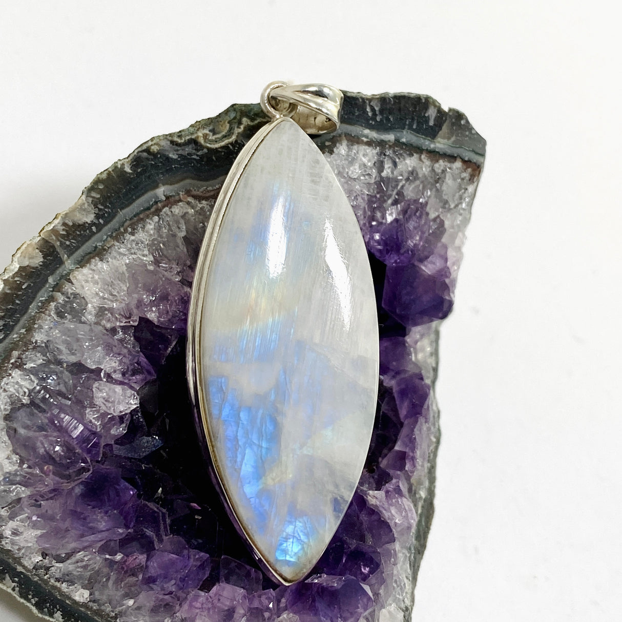 Moonstone Marquise Cabochon Pendant THP-24