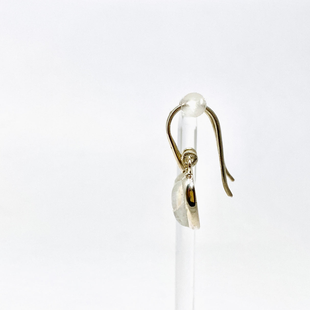 Moonstone Oval Cabochon Earrings PEGJ391