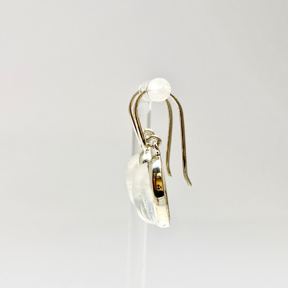 Moonstone Oval Cabochon Earrings PEGJ392