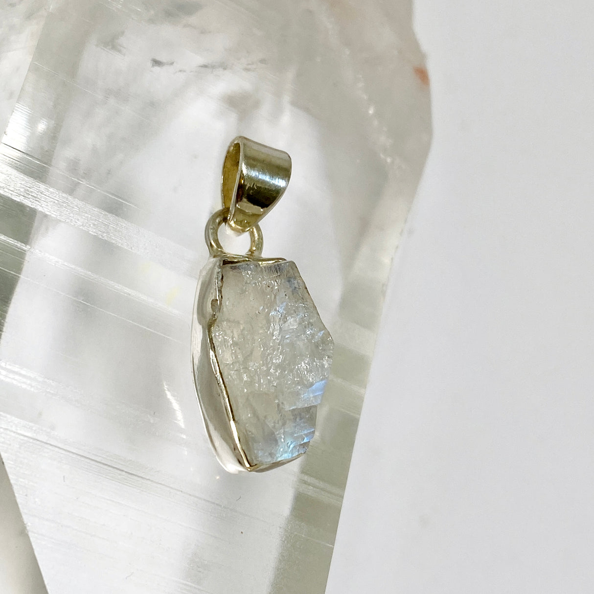 Moonstone Raw Crystal Pendant PPGJ1112