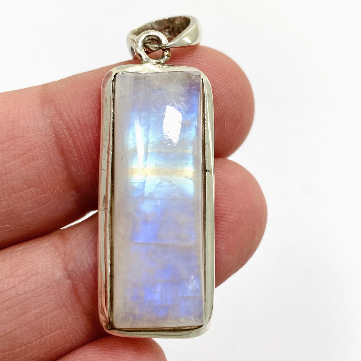 Moonstone Rectangular Cabochon Pendant THP-25