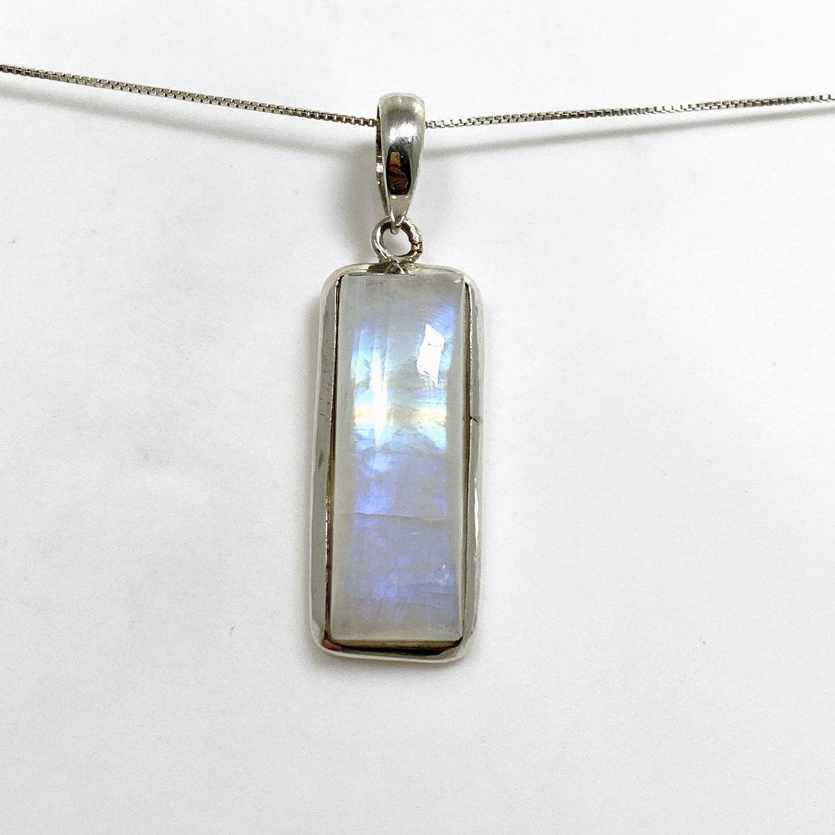 Moonstone Rectangular Cabochon Pendant THP-25