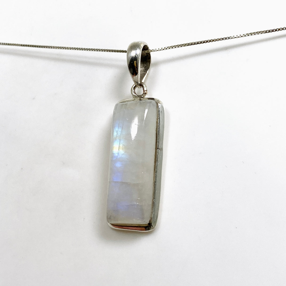 Moonstone Rectangular Cabochon Pendant THP-25
