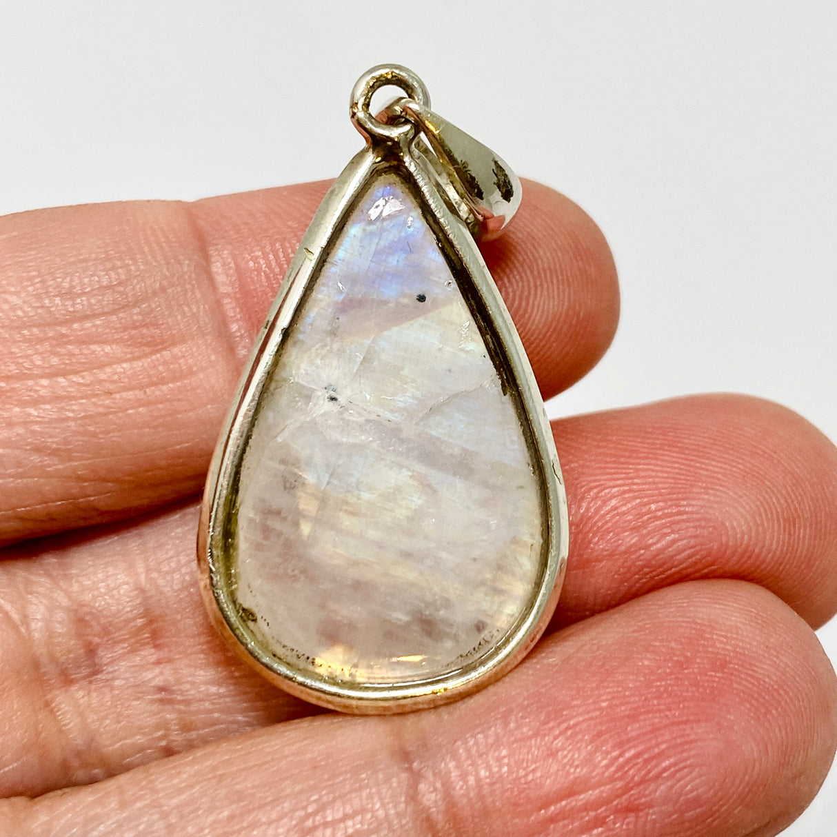 Moonstone Teardrop Cabochon Pendant THP-32