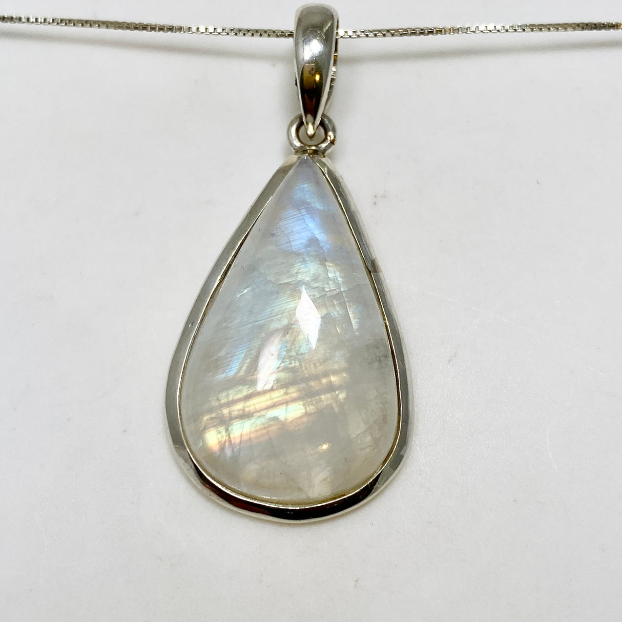 Moonstone Teardrop Cabochon Pendant THP-32
