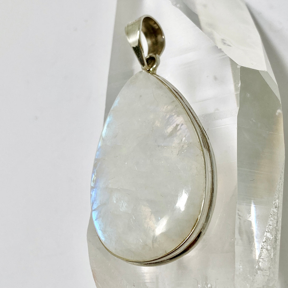 Moonstone Teardrop Cabochon Pendant THP-33
