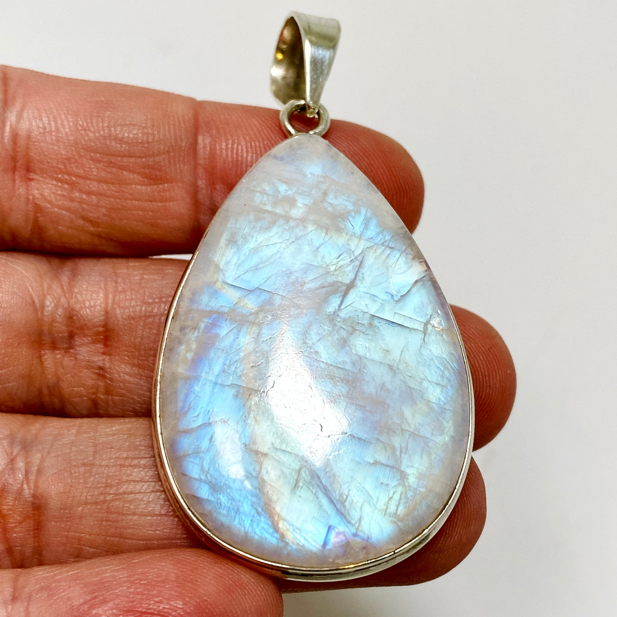 Moonstone Teardrop Cabochon Pendant THP-33