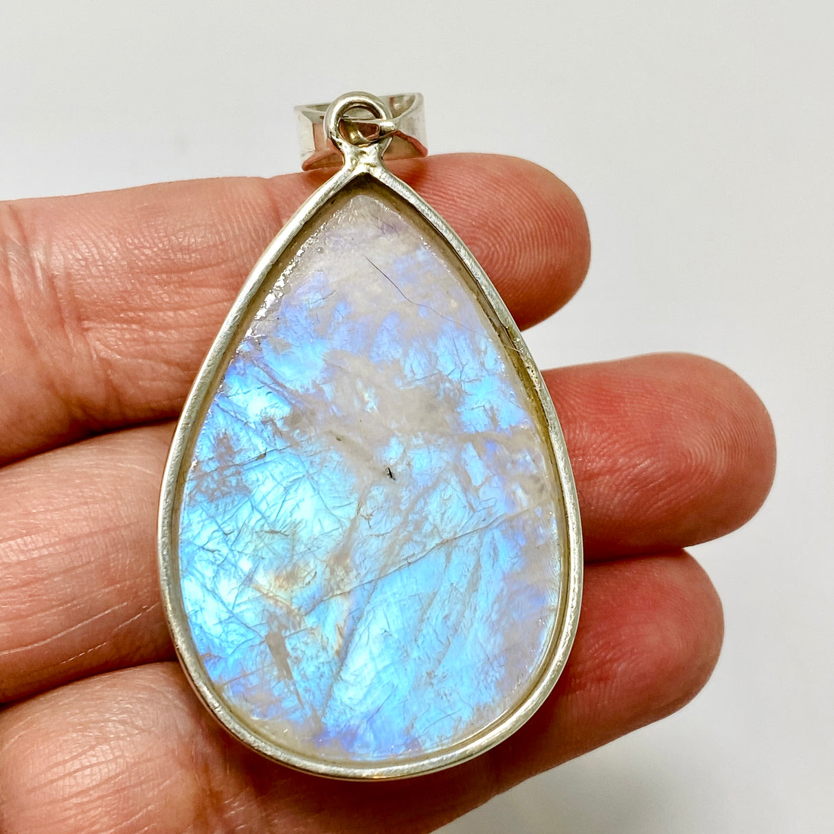 Moonstone Teardrop Cabochon Pendant THP-33