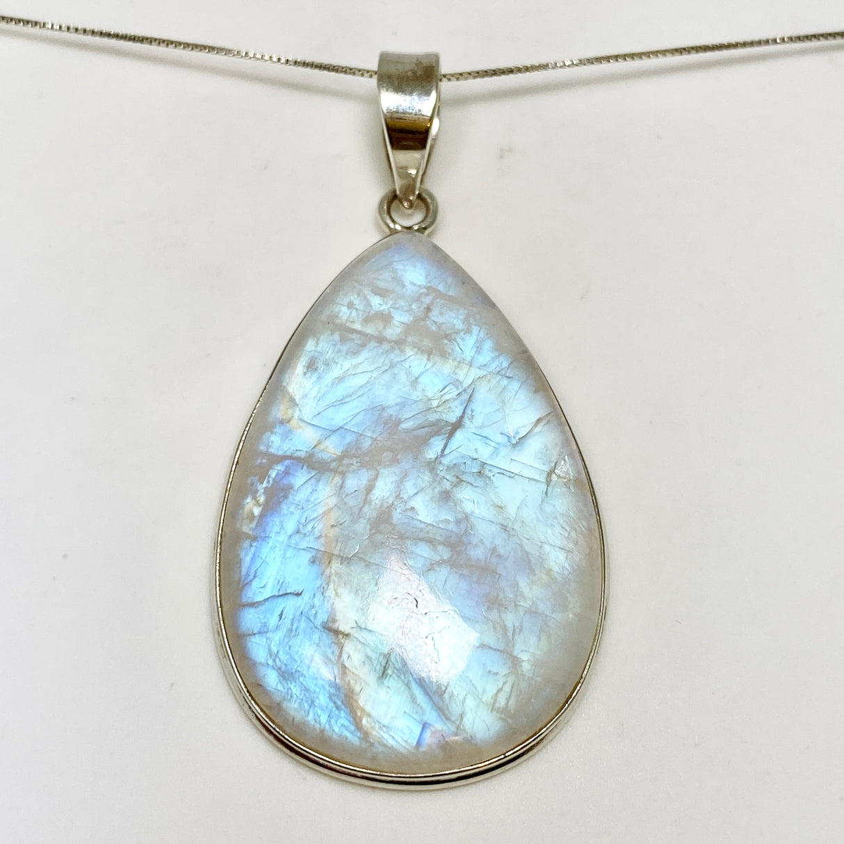 Moonstone Teardrop Cabochon Pendant THP-33