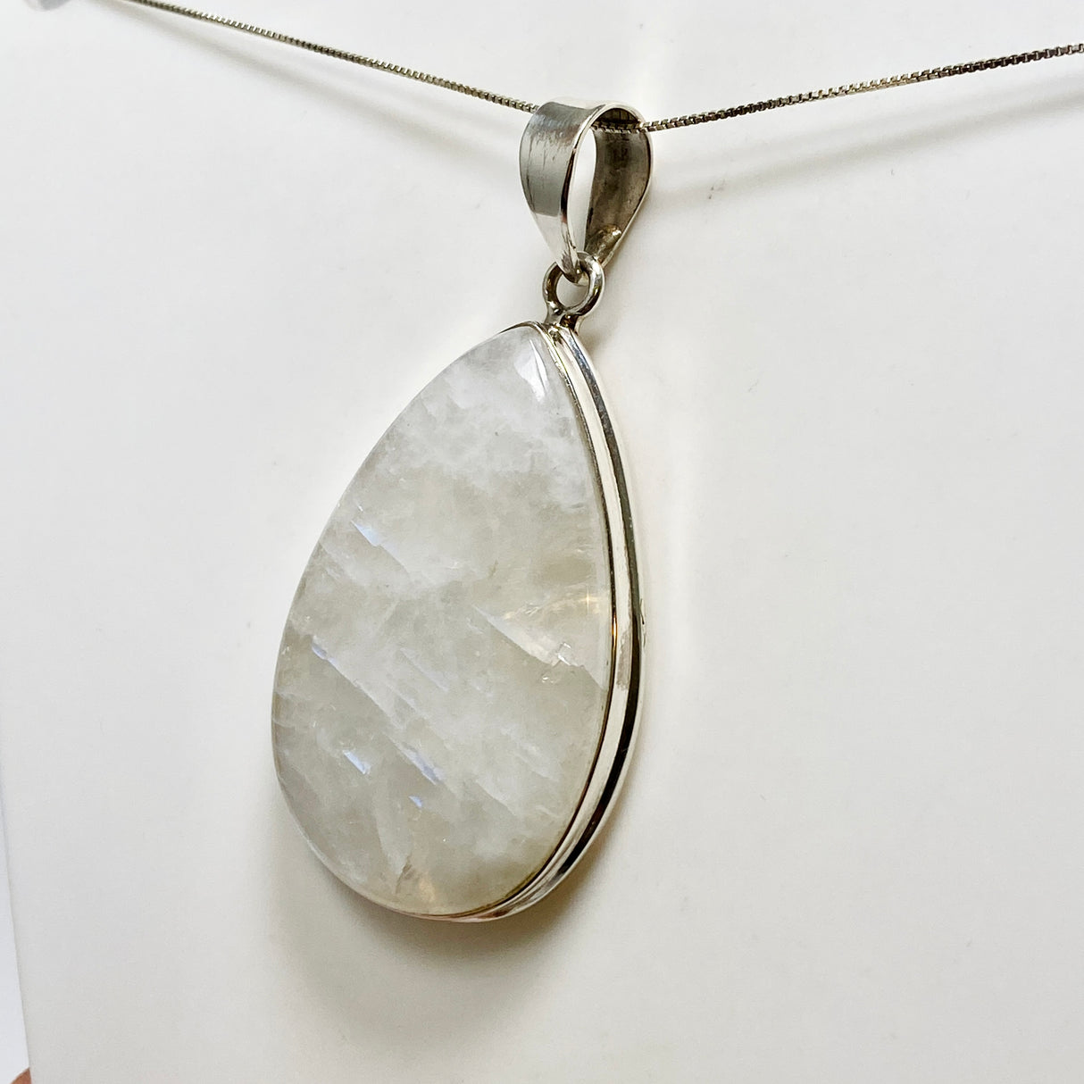 Moonstone Teardrop Cabochon Pendant THP-33