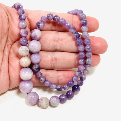Natural Gemstone Graduated Beads Necklace and Bracelet Set - Nature's Magick