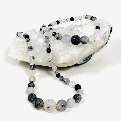Natural Gemstone Graduated Beads Necklace and Bracelet Set - Nature's Magick