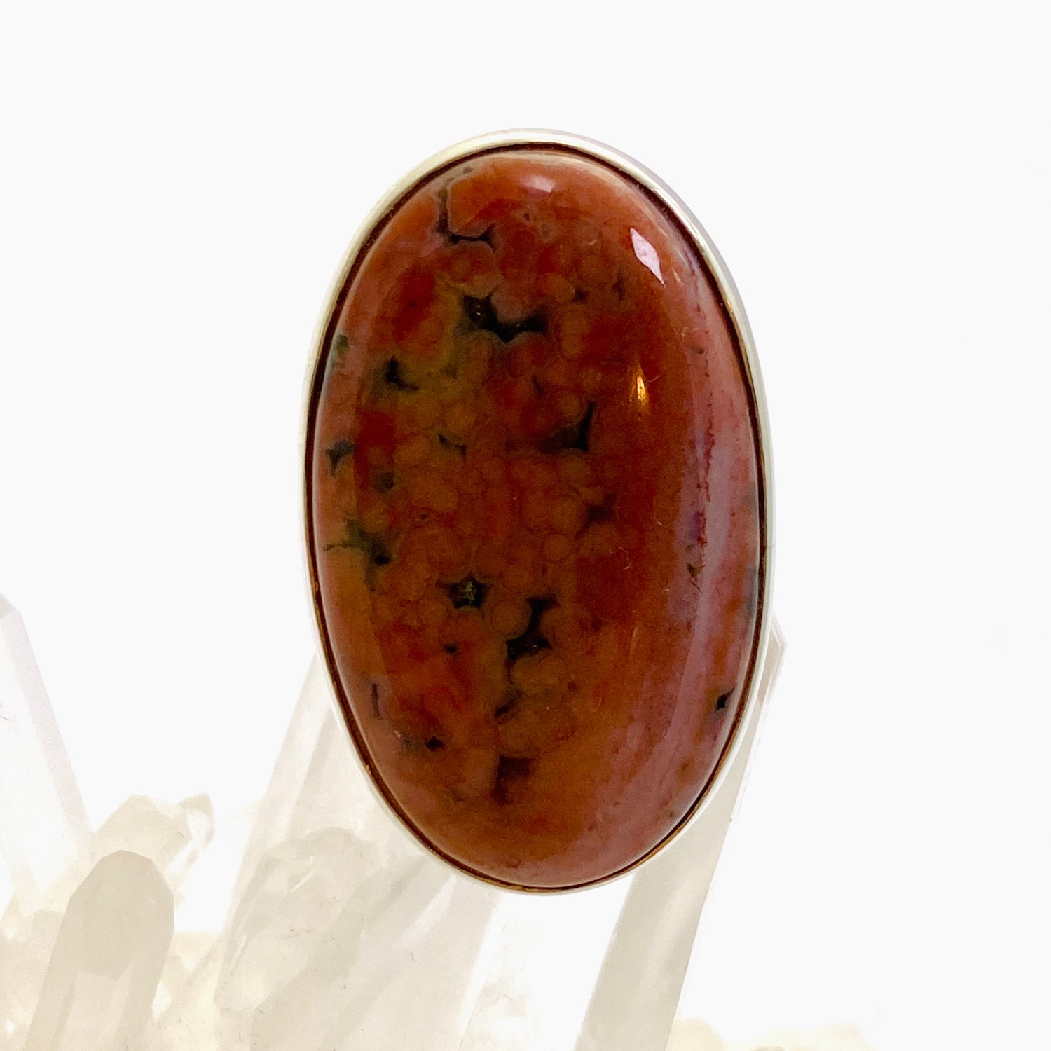 Ocean Jasper Oval Cabochon Ring Size 8 PRGJ850