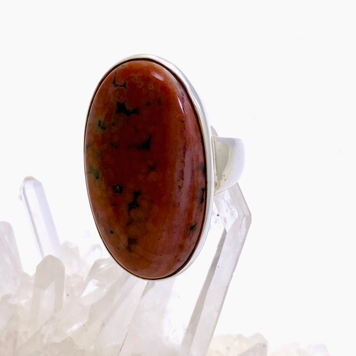 Ocean Jasper Oval Cabochon Ring Size 8 PRGJ850
