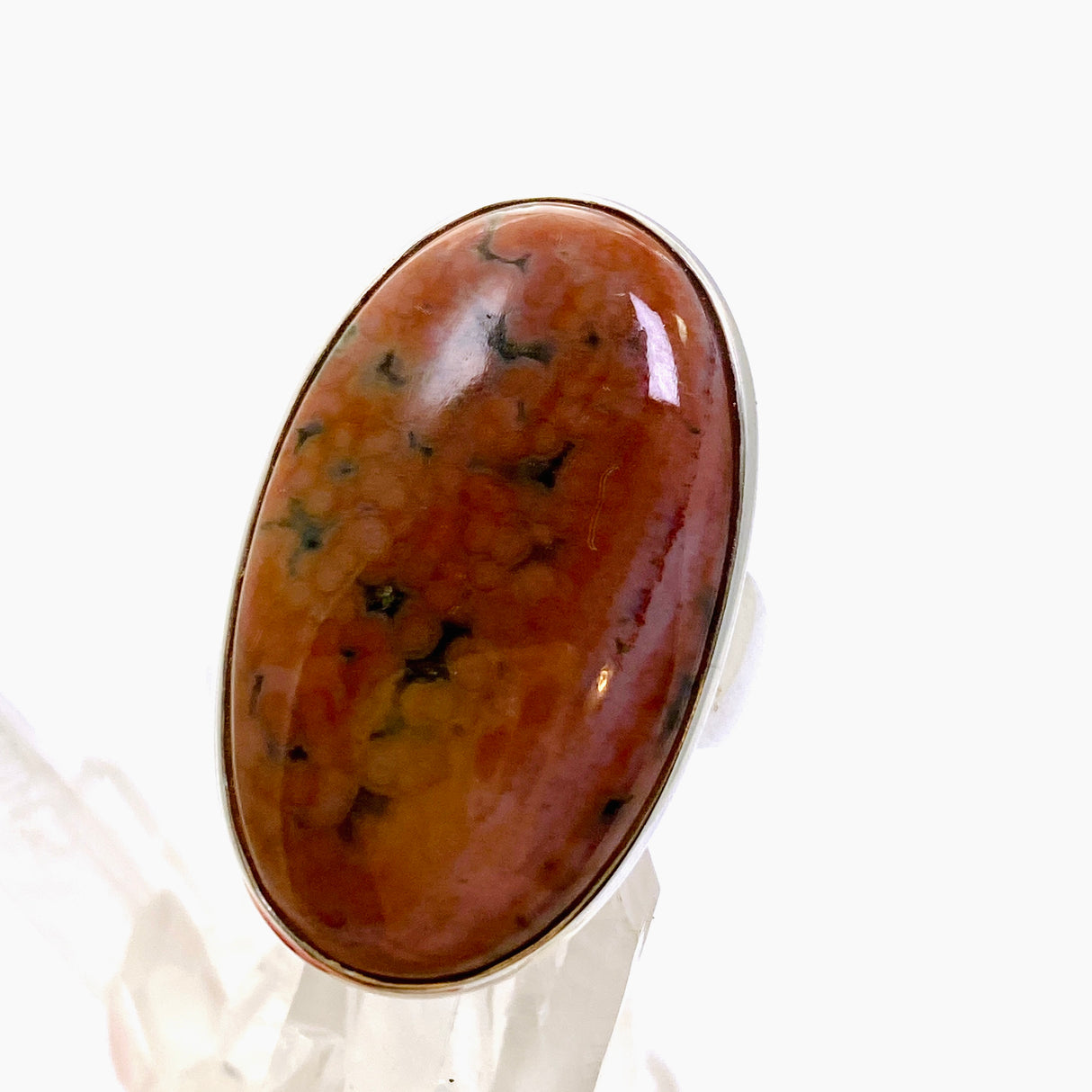 Ocean Jasper Oval Cabochon Ring Size 8 PRGJ850