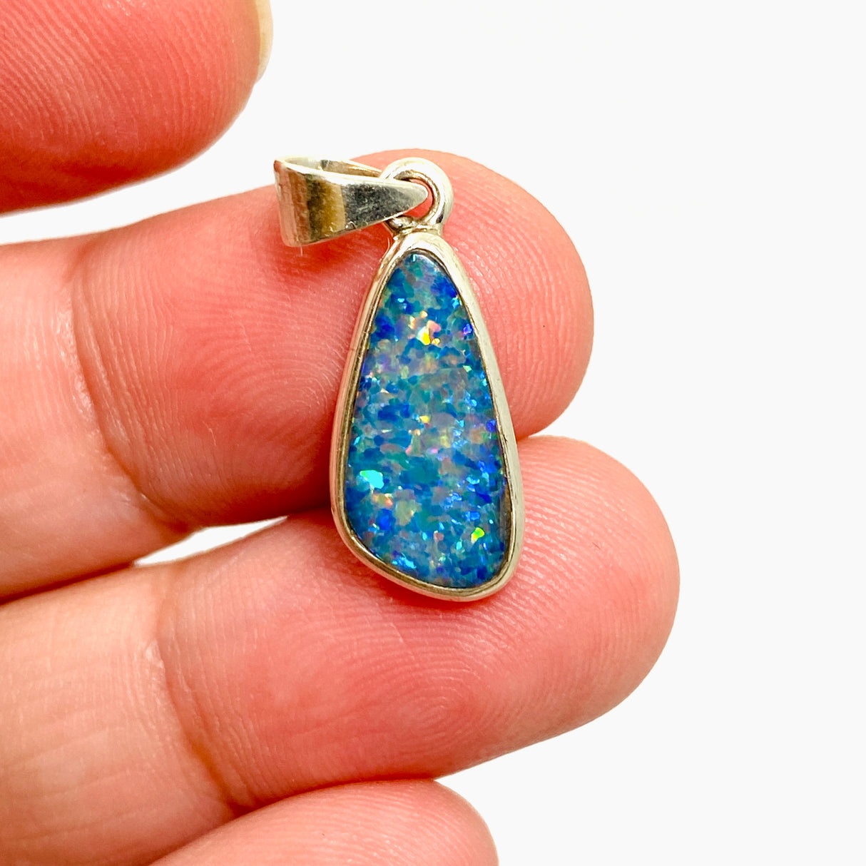 Opal Doublet Freeform Cabochon Pendant (Lightning Ridge) PPGJ1002