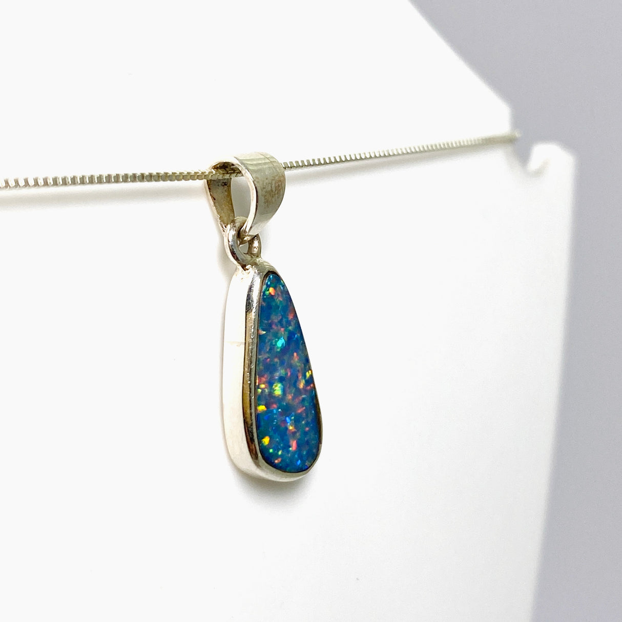 Opal Doublet Freeform Cabochon Pendant (Lightning Ridge) PPGJ1002