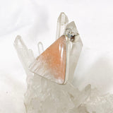 Peach Scolecite Triangle Pendant KPGJ4525 - Nature's Magick