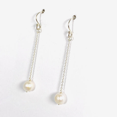 Pearl drop earrings E2590 - Nature's Magick