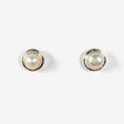 Pearl round studs KEGJ1367 - Nature's Magick