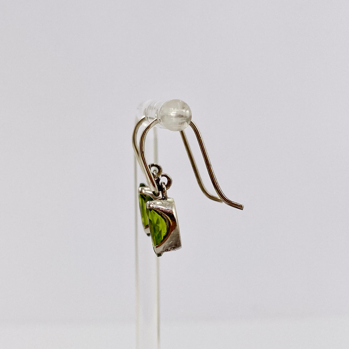 Peridot Oval Faceted Earrings PEG303