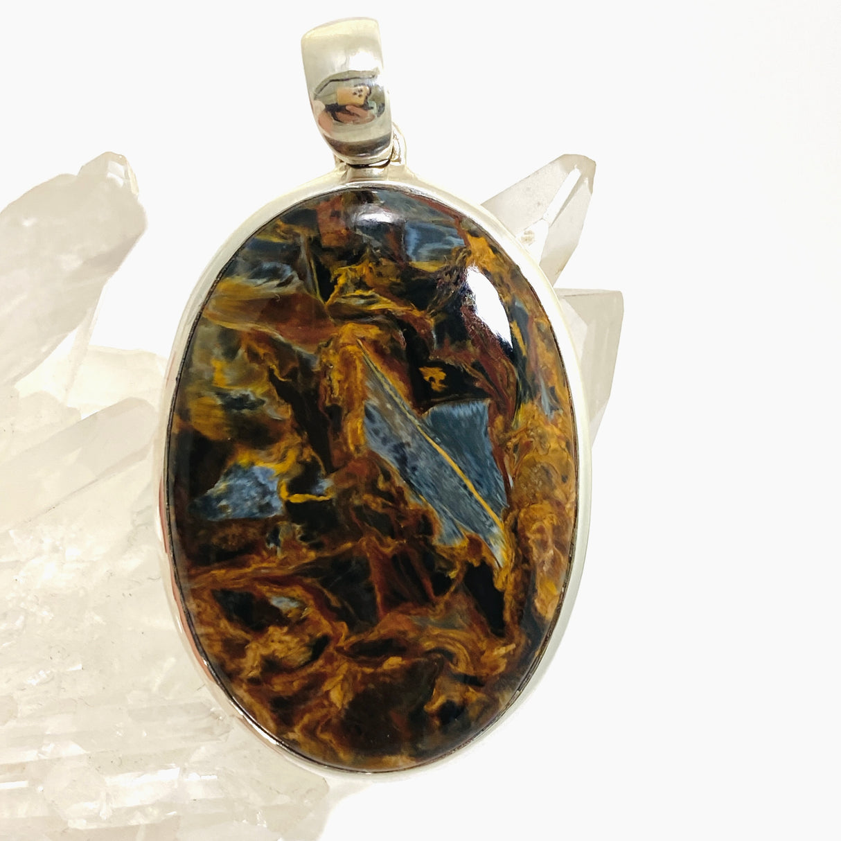 Pietersite Oval Cabochon Pendant PPGJ1058