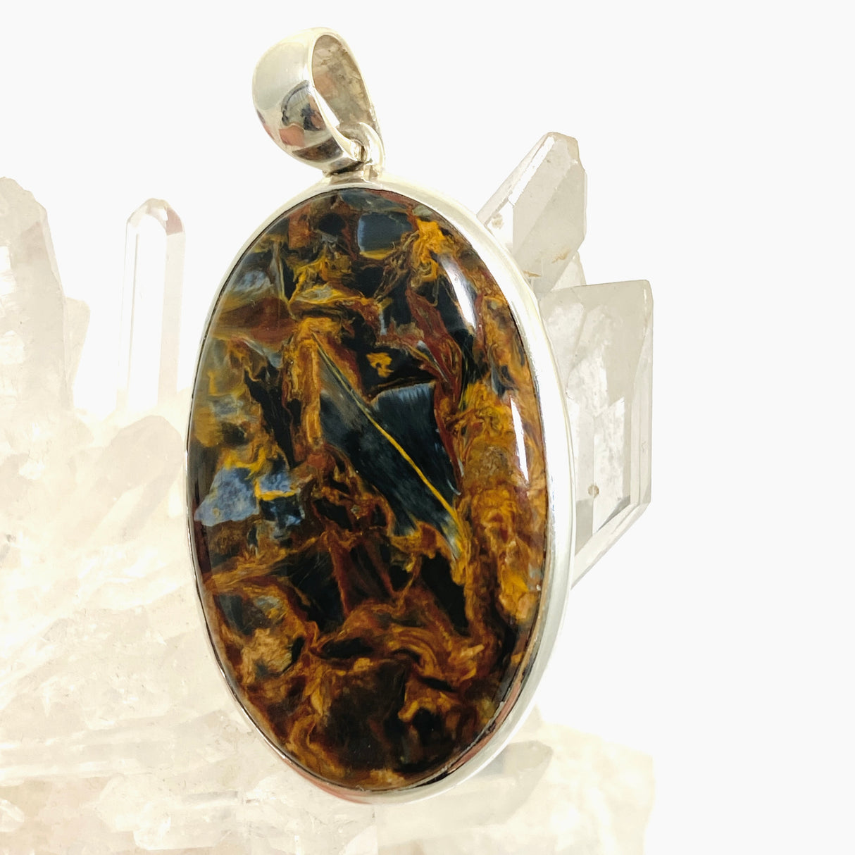 Pietersite Oval Cabochon Pendant PPGJ1058