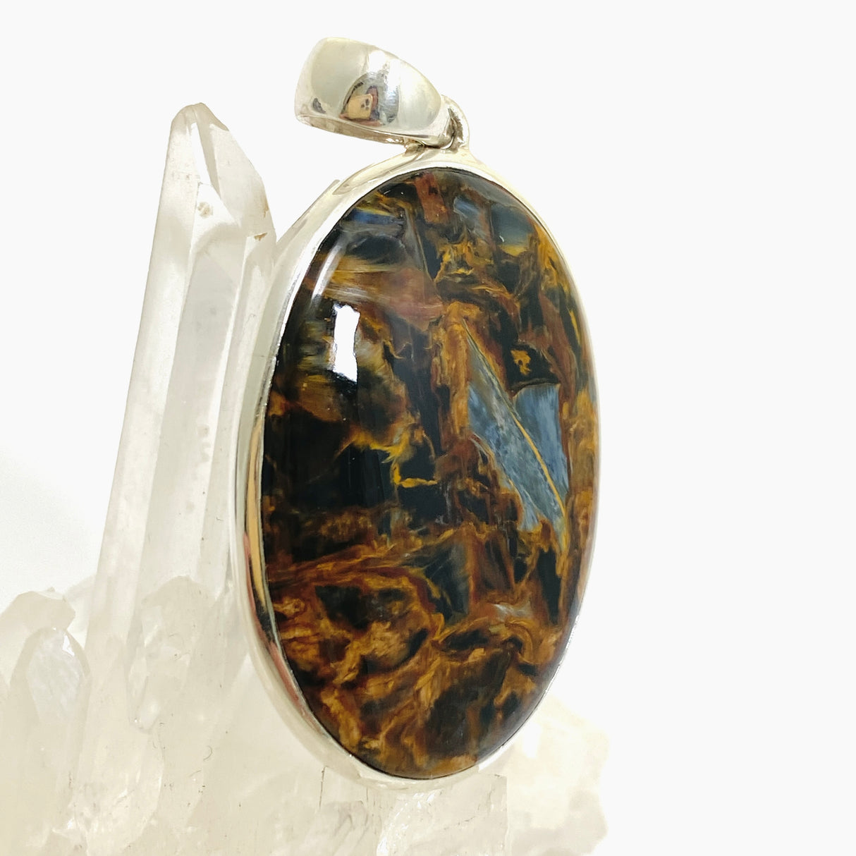 Pietersite Oval Cabochon Pendant PPGJ1058