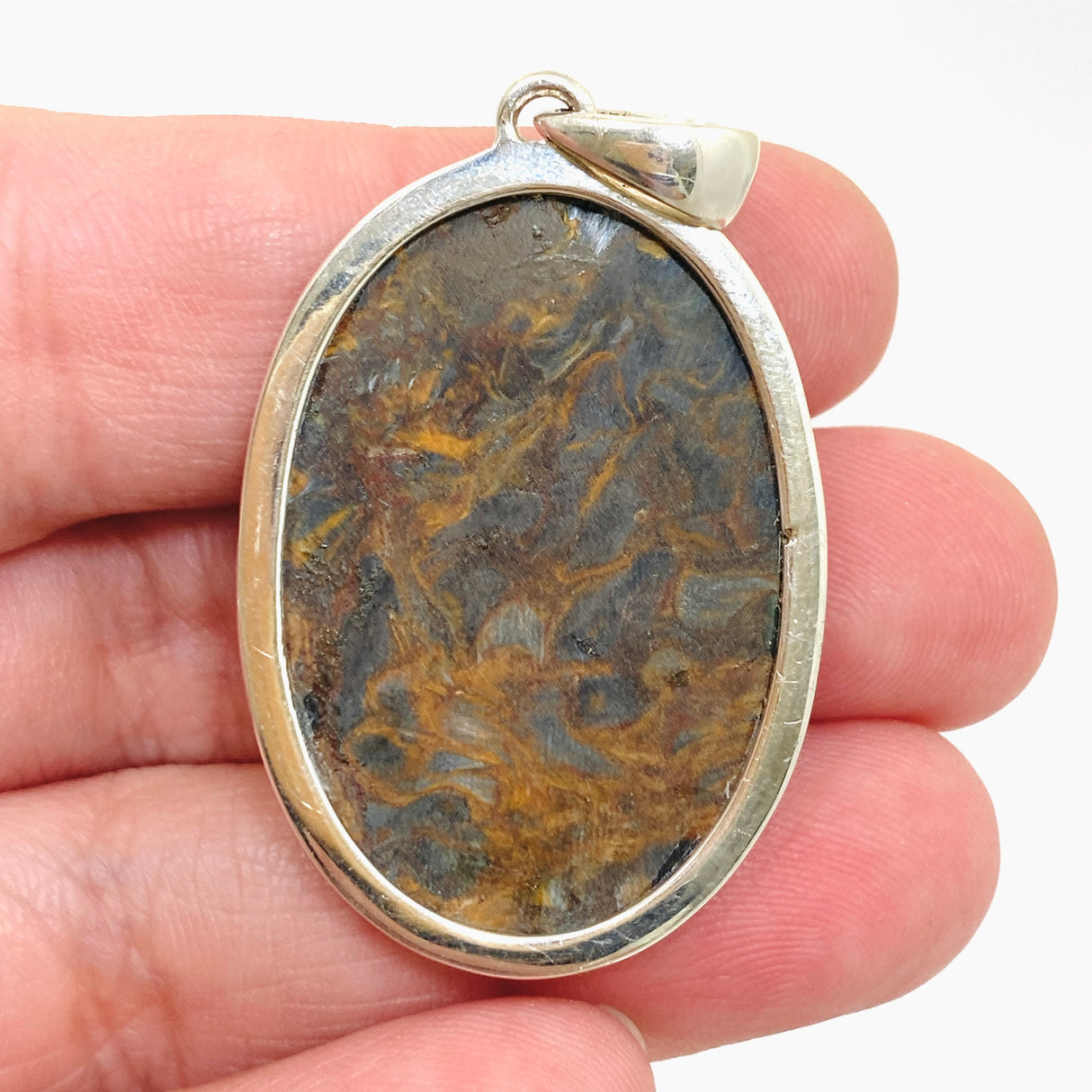 Pietersite Oval Cabochon Pendant PPGJ1058