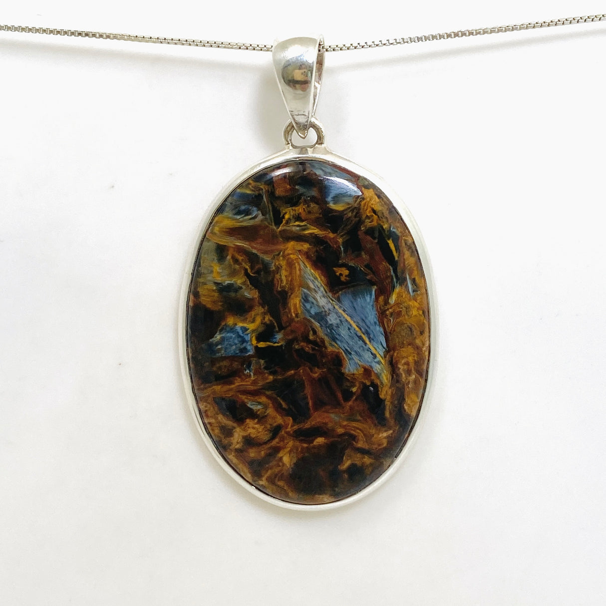 Pietersite Oval Cabochon Pendant PPGJ1058