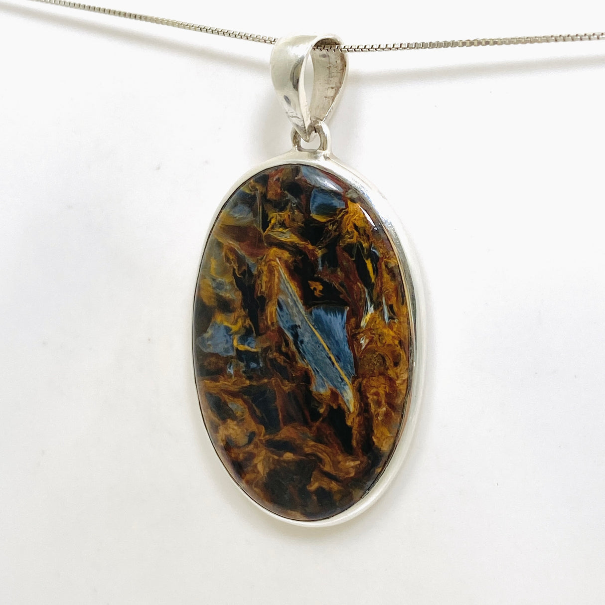 Pietersite Oval Cabochon Pendant PPGJ1058