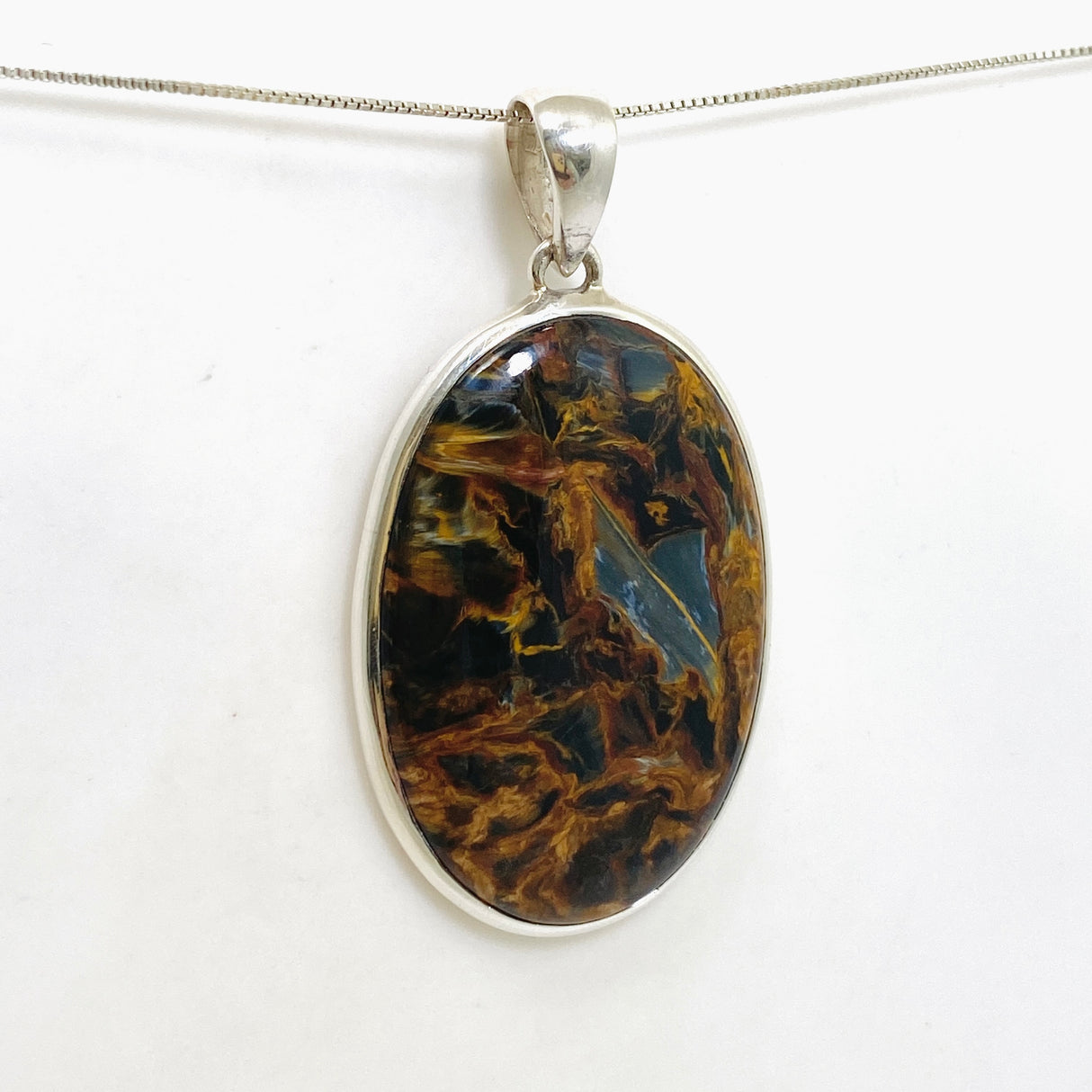 Pietersite Oval Cabochon Pendant PPGJ1058