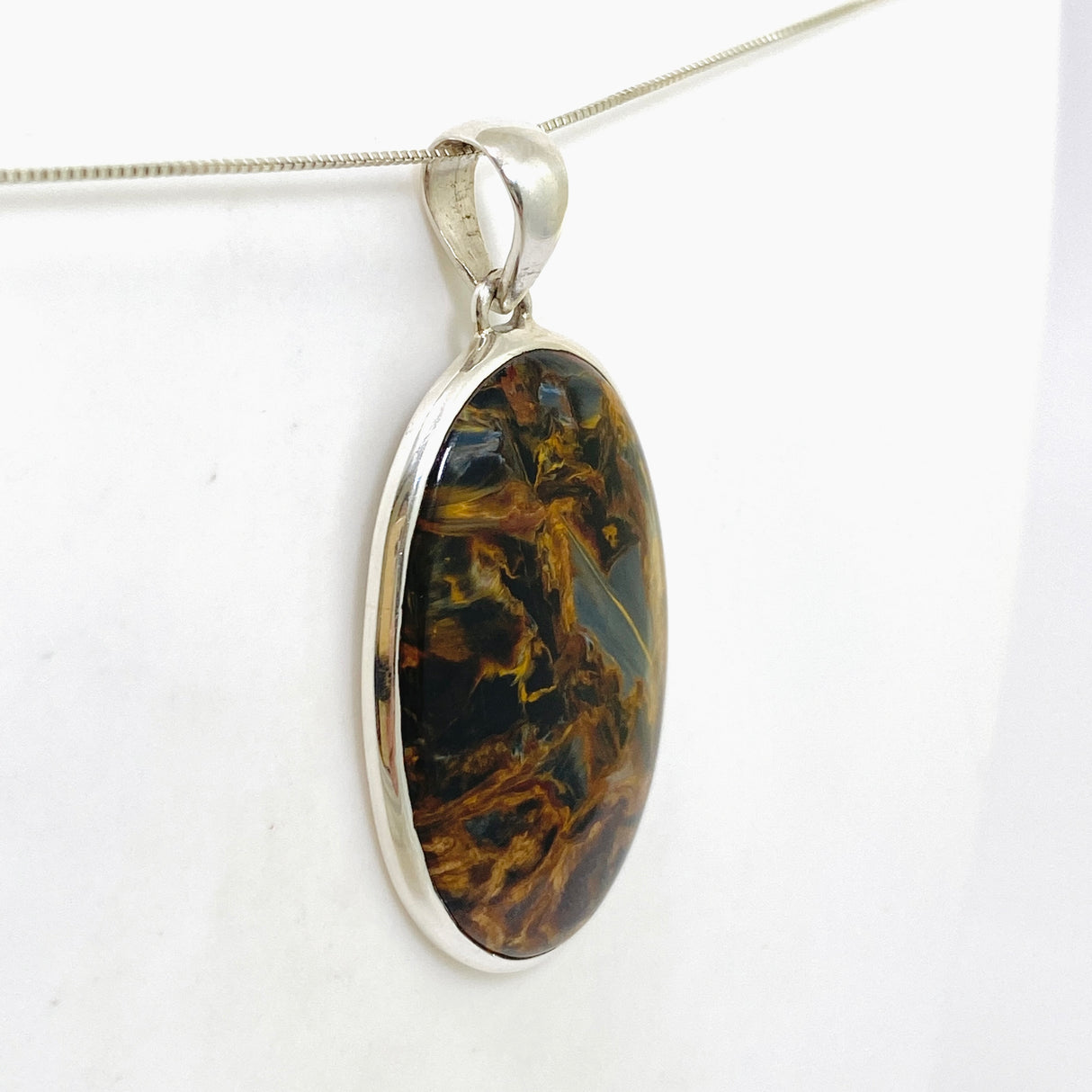 Pietersite Oval Cabochon Pendant PPGJ1058