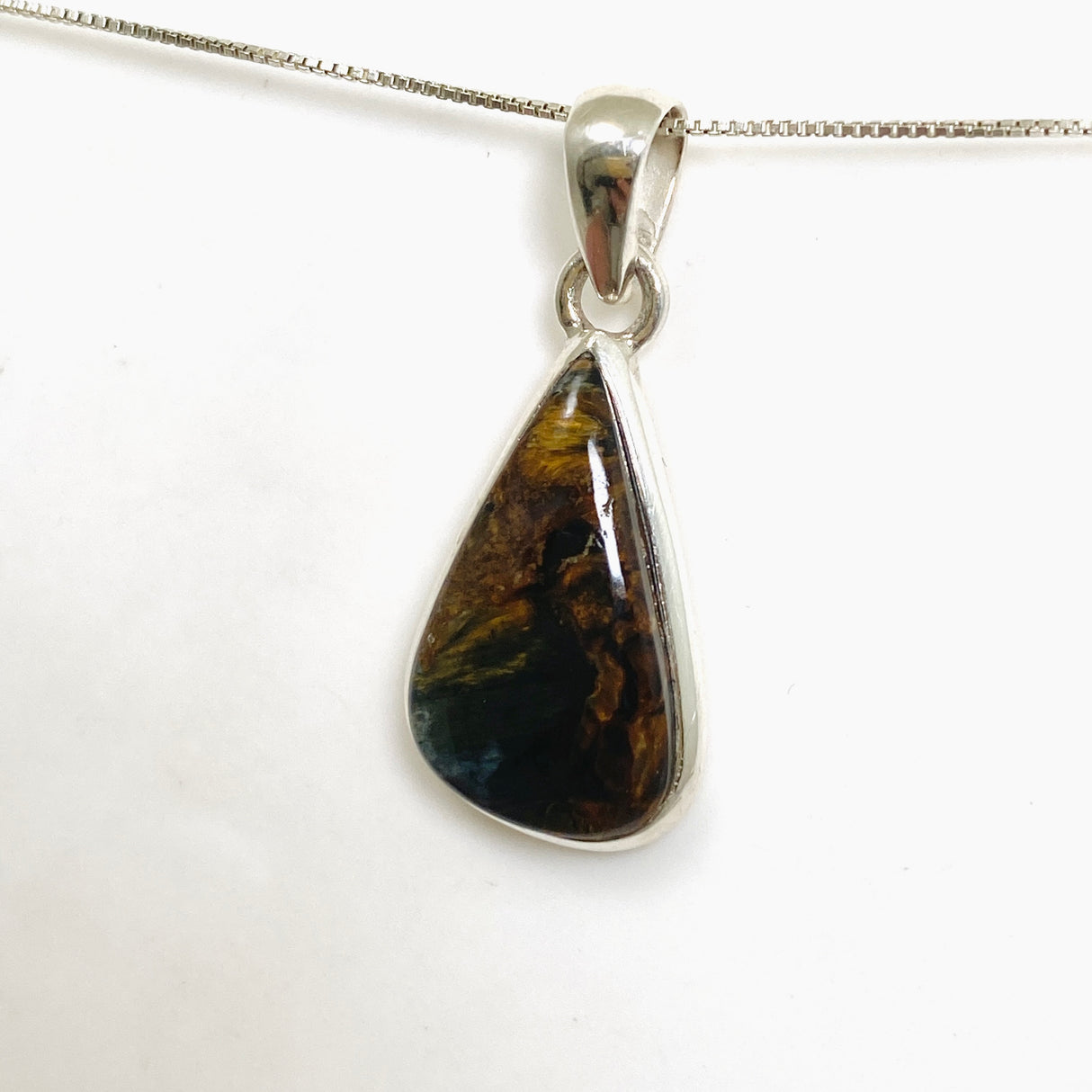 Pietersite Teardrop Cabochon Pendant PPGJ1061